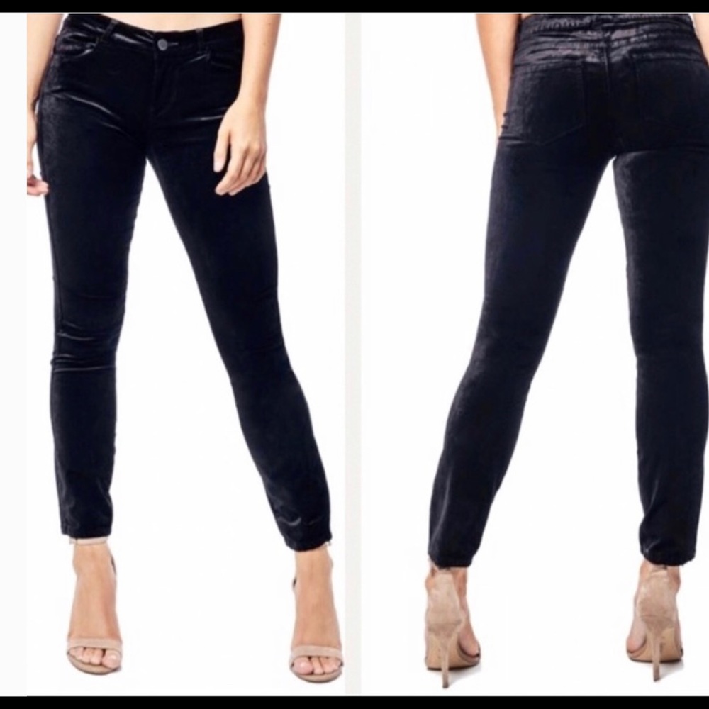 PAIGE Verdugo Velvet Ankle Skinny Pants  Sz27